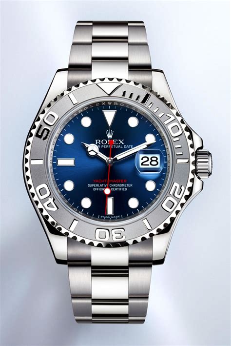 yacht master rolex blue